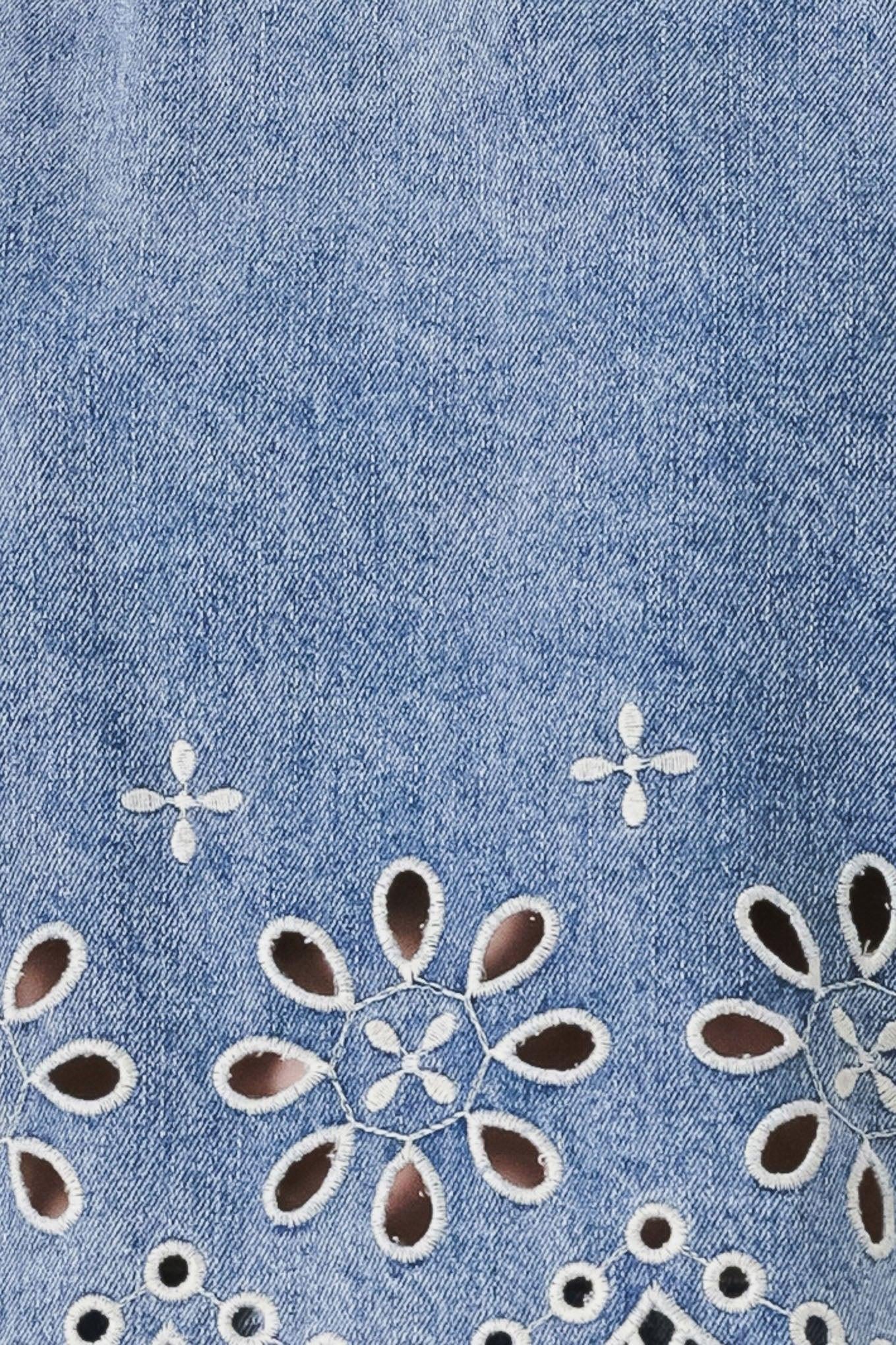 The Bluebell Eyelet Top