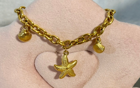 Coastal Charm Link Bracelet