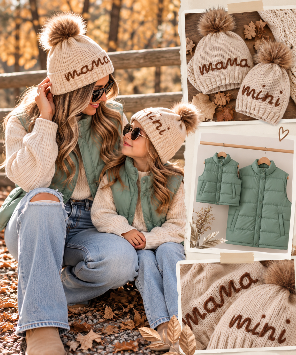 The Mama & Mini Cozy Knit Beanies