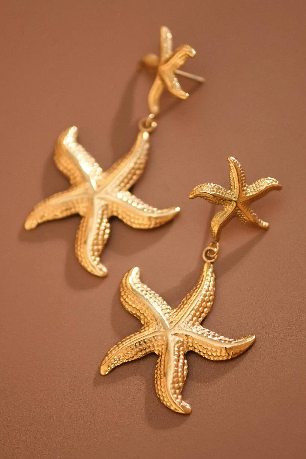 Coastal Starfish Drop Earrings
