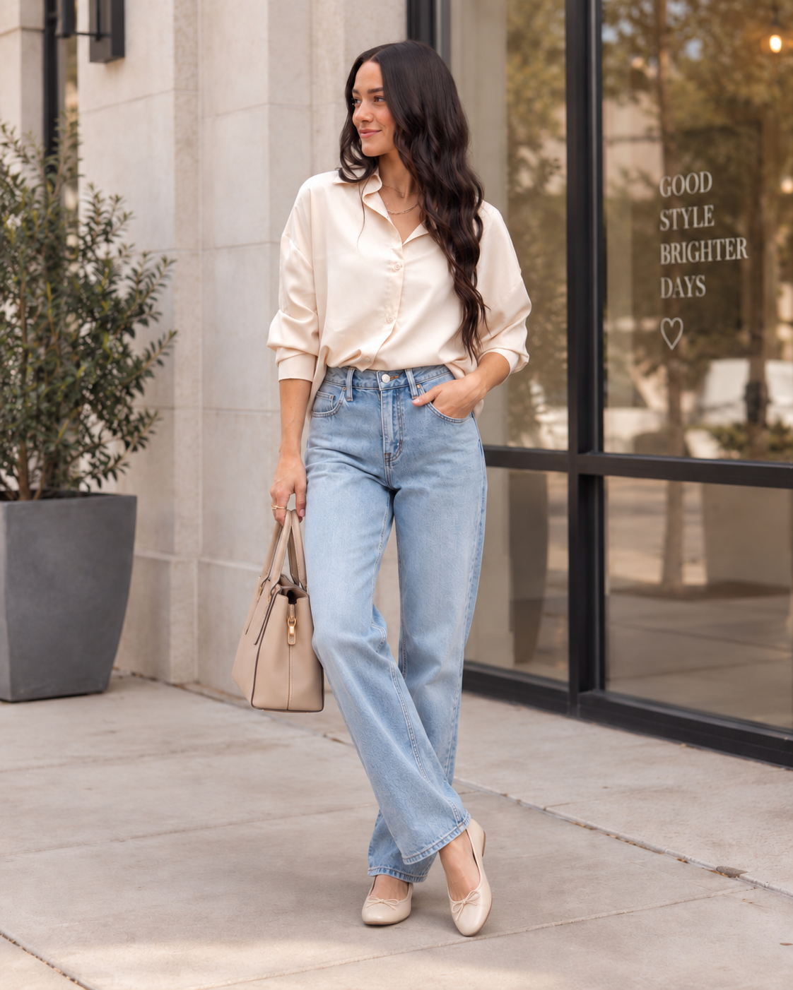 The Ella Classic Button-Up