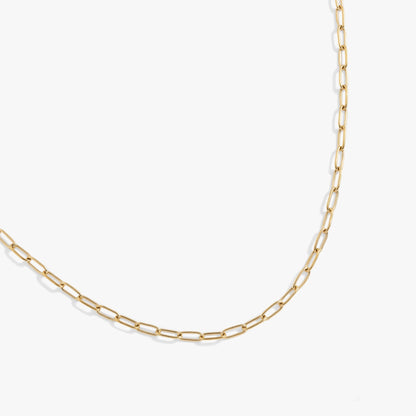 Paperclip Charm & Layering Necklace