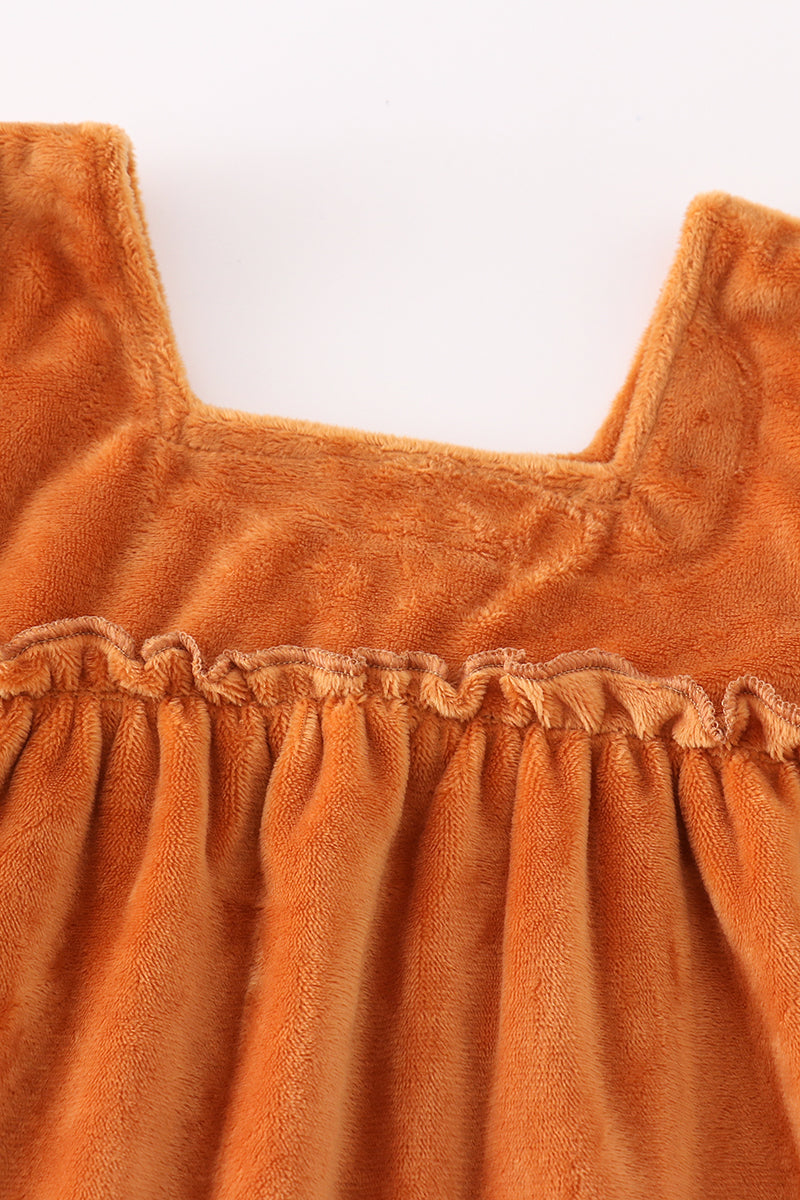 The Caramel Mae Mommy & Me Velvet Dress