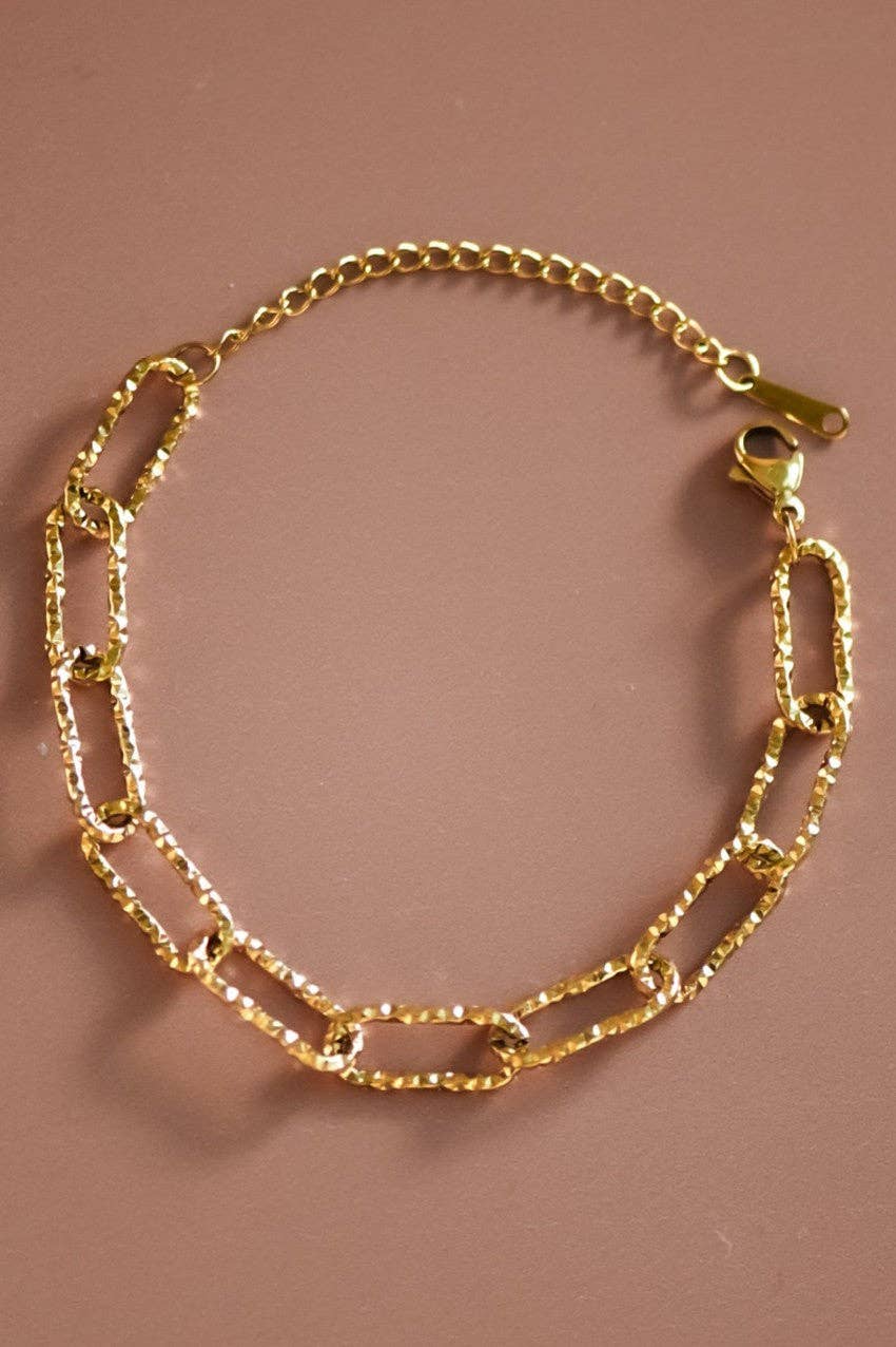 Harper Paperclip Chain Bracelet