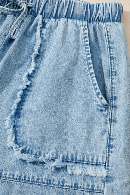 The Calla Denim Shorts