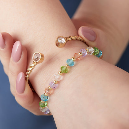 Pastel Crystal Bracelet