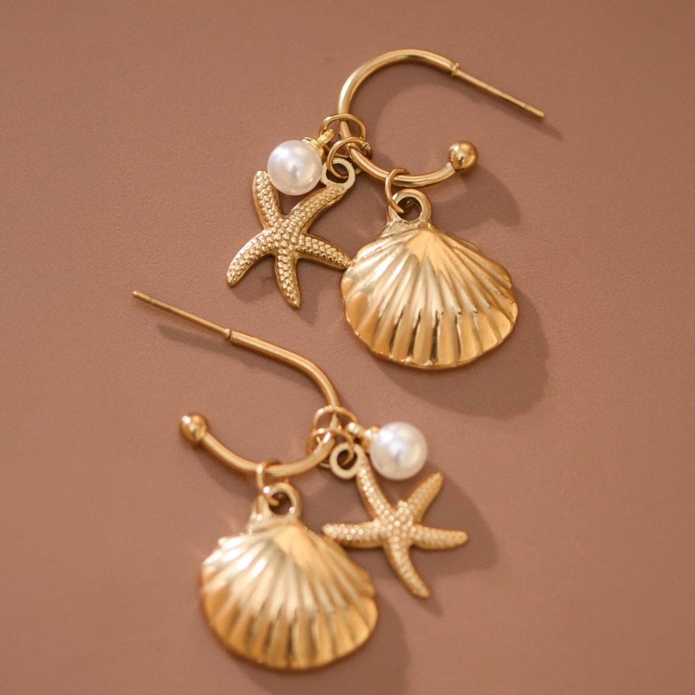 Seaside Charm Drop Earrings