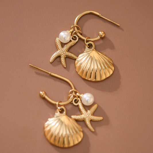 Seaside Charm Drop Earrings