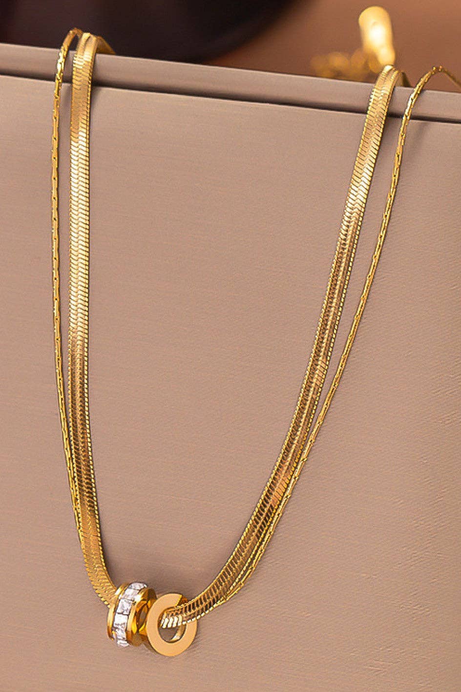 Celeste Layered Pendant Necklace