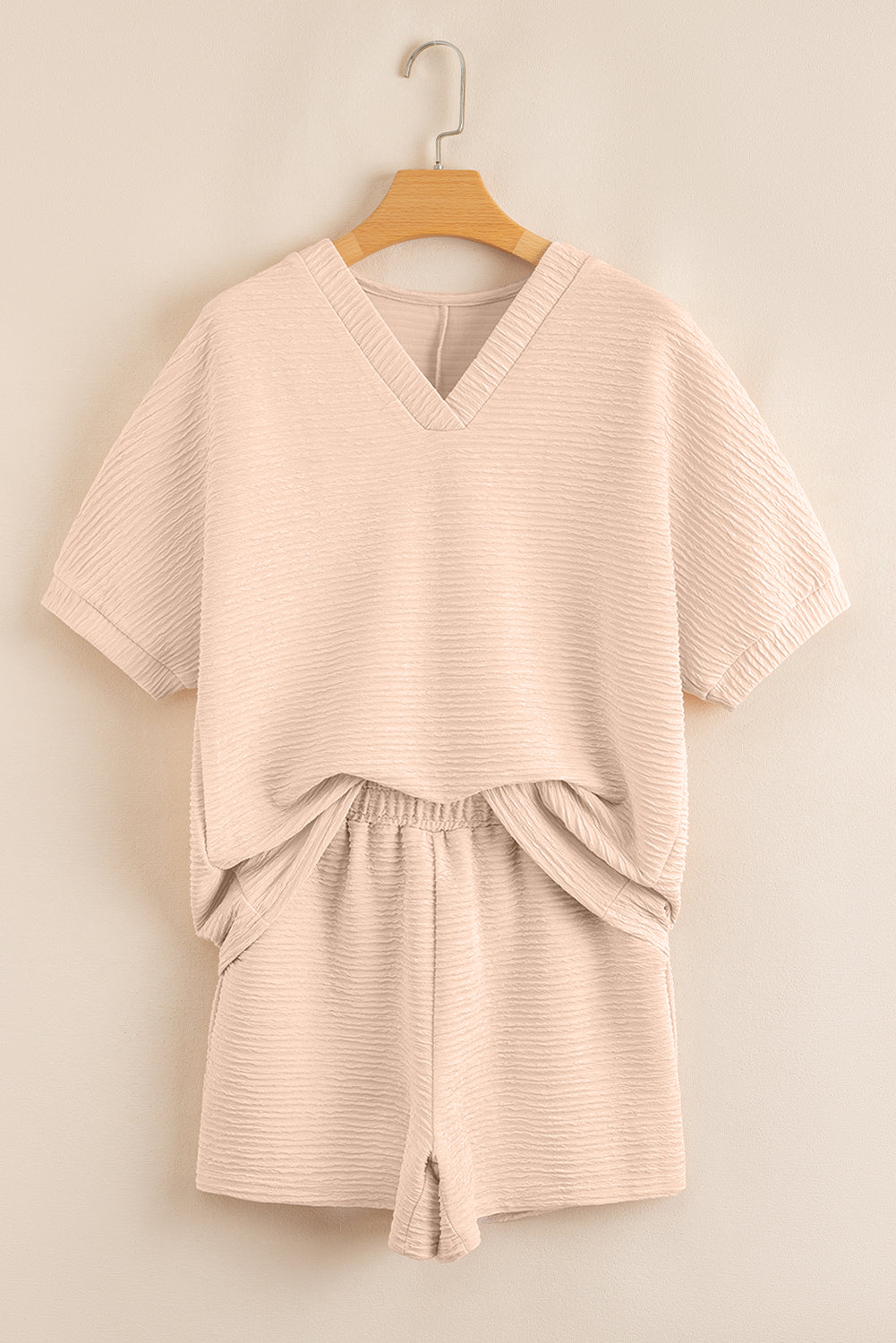 The Roselle Textured Short Set
