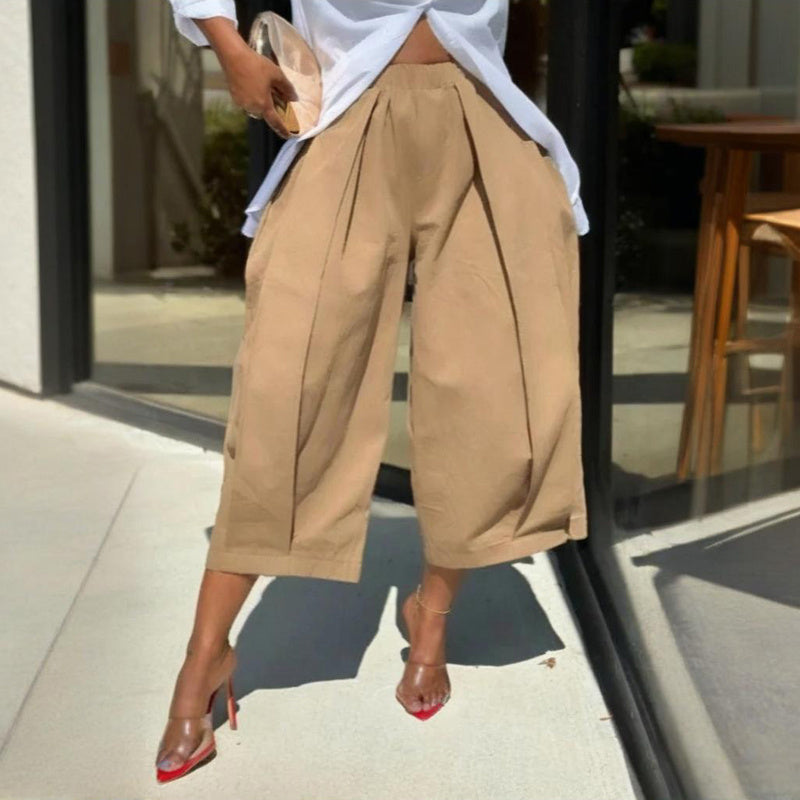 The Sabby Wide Leg Cropped Pant