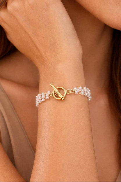Pearl Elegance Multi-Strand Bracelet
