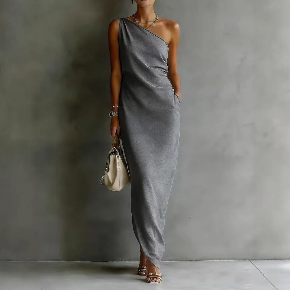 Verona Satin Gown