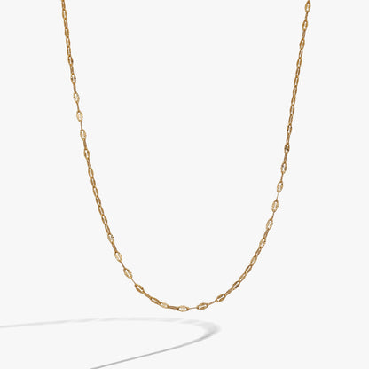 Multi Faceted Chain Necklace