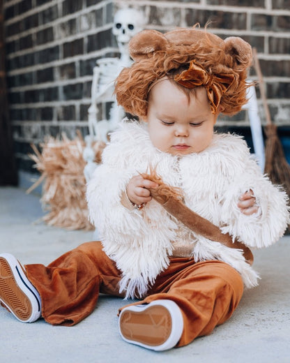 The Ivory Luxe Shag Jacket | Mommy & Me