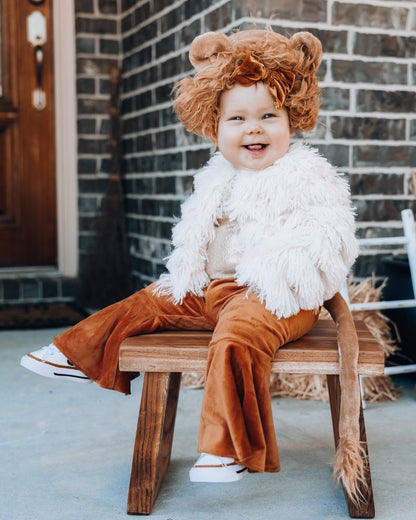 The Ivory Luxe Shag Jacket | Mommy & Me