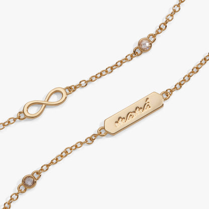 Mamá Infinity Chain Double Strand Bracelet