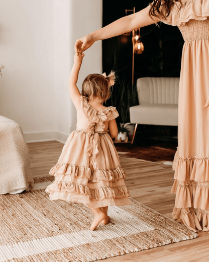 Nellie Ruffle Maxi Dress