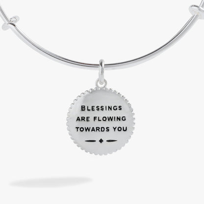 Sand Dollar Charm Bangle