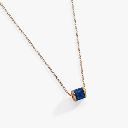 September Birthstone Precious Pendant Necklace